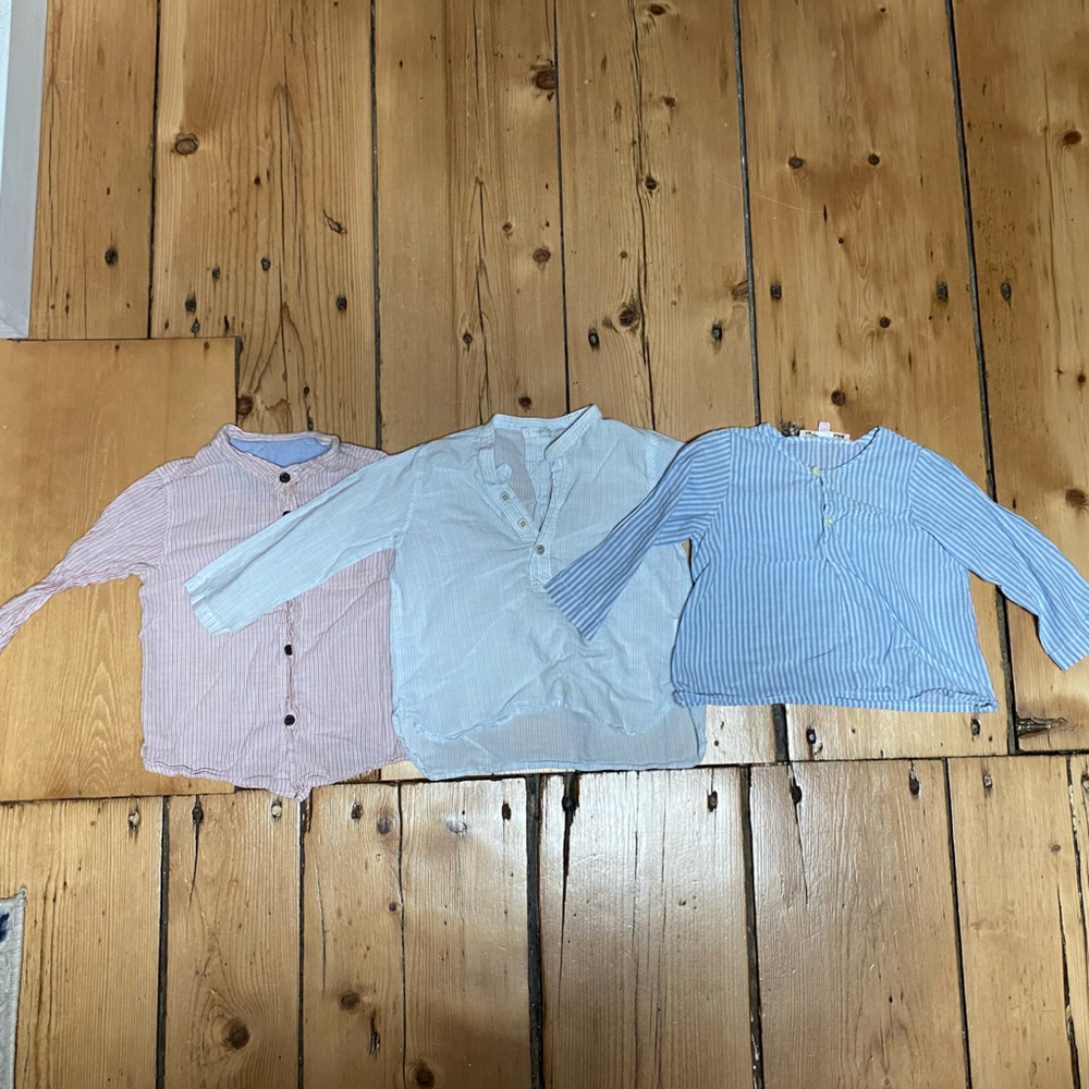 Preppy boy bundle 9-12 months button downs Il Gufo, Bonpoint
